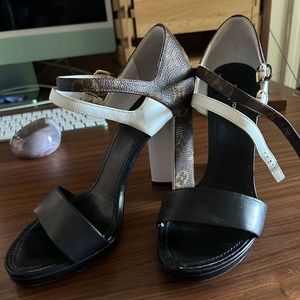 Louis Vuitton tri color monogram sandals